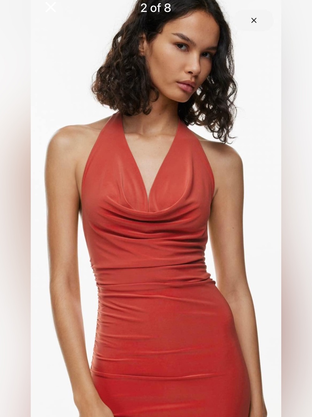 Aritzia Wilfred smooth matter Ladywell dress Sz L Perfect Wedding Guest Dress